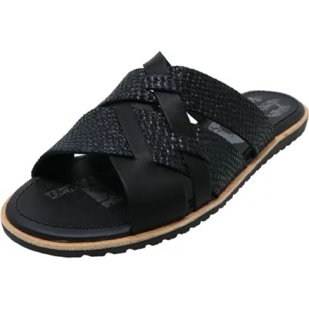Sorel Genuine Leather Ella Slide Slipper Sandals size 8 womens NWT